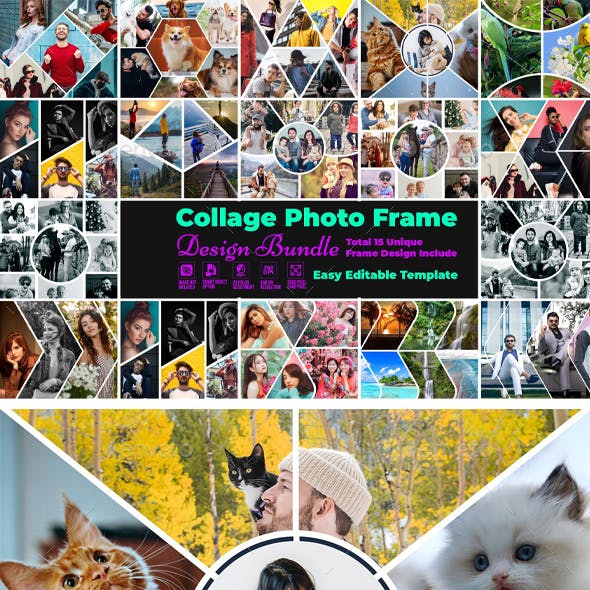 15 Collage Photo Frame Design