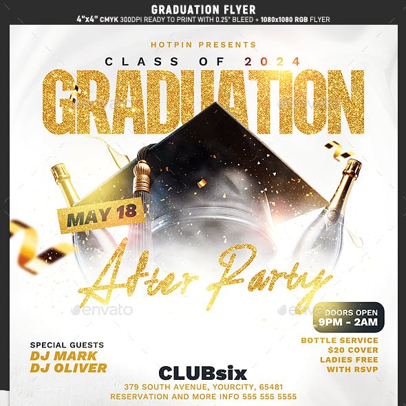 Graduation Flyer Template