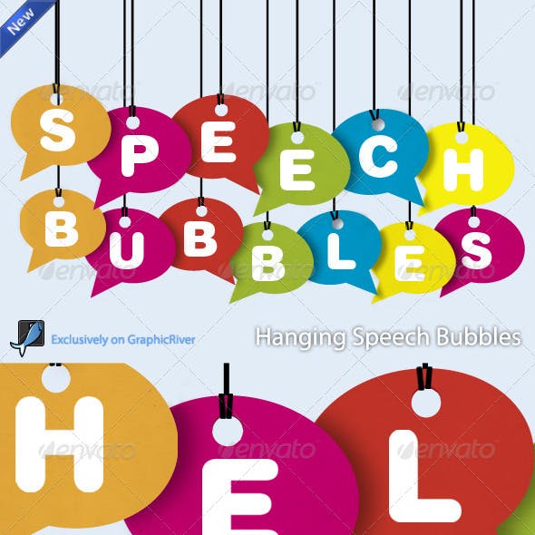 Colourful Speech Bubbles