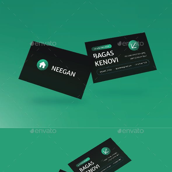 Modern Gradient Business Card