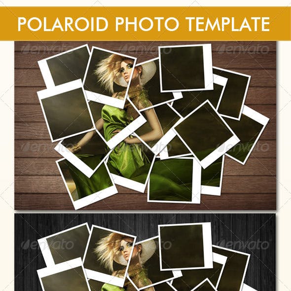 Instant Photo Frames Photo Template