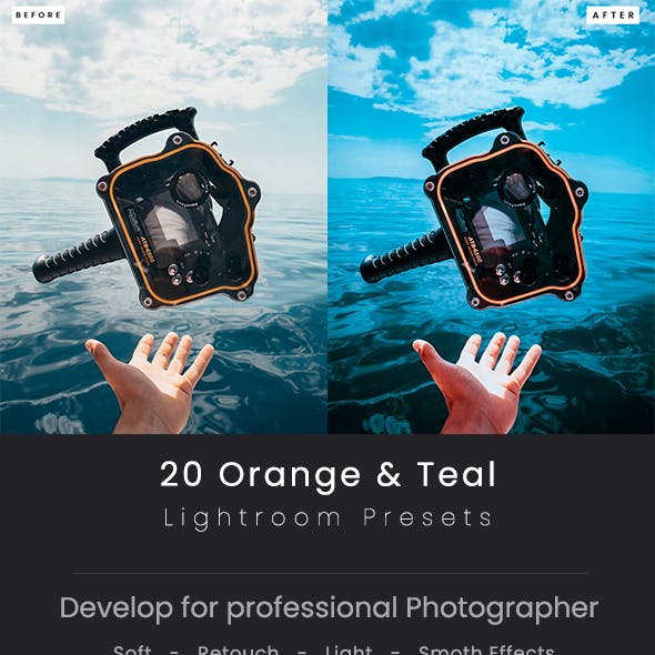 20 Orange & Teal Lightroom Presets